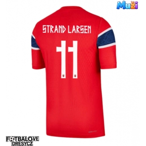 Norsko Jorgen Strand Larsen #11 Domácí Dres MS 2026 Krátký Rukáv